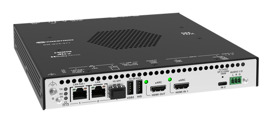 Crestron DM-NVX-371 - 4K60 4:4:4 AV-over-IP Encoder/Decoder with HDMI® and USB-C® Connectivity and Downmixing