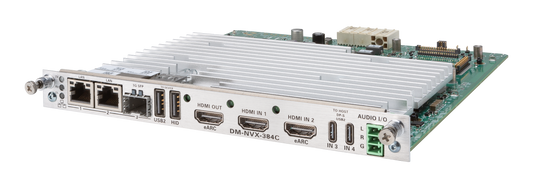 Crestron DM-NVX-384C - DM NVX® 5K 4x1 AV-over-IP Switcher Card with HDMI® and USB-C® Connectivity