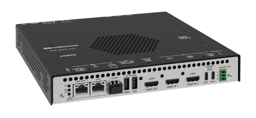 Crestron DM-NVX-384 - DM NVX® 5K 4x1 AV-over-IP Switcher with HDMI® and USB-C® Connectivity