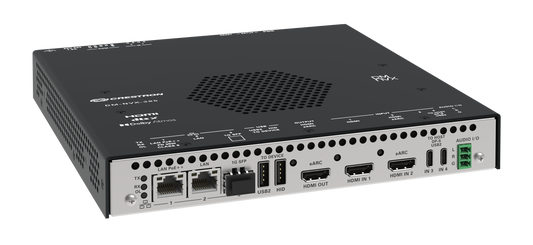 Crestron DM-NVX-385 - DM NVX® 5K 4x1 AV-over-IP Switcher with HDMI® and USB-C® Connectivity and Downmixing