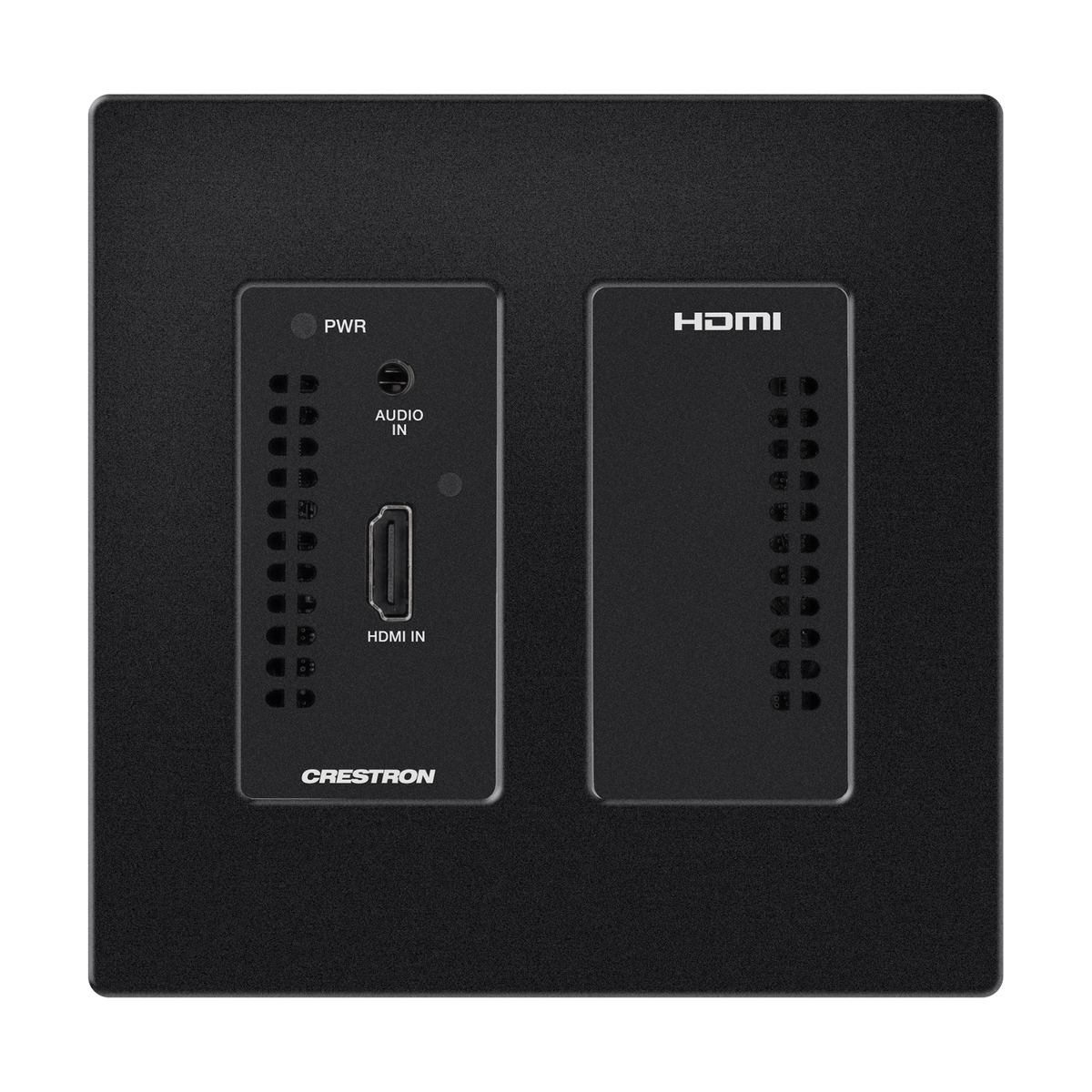Crestron DM-NVX-E20-2G-B-T - DM NVX® 4K60 4:2:0 Network AV Encoder, Wall Plate, Black Textured