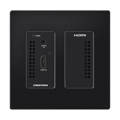 Crestron DM-NVX-E20-2G-B-T - DM NVX® 4K60 4:2:0 Network AV Encoder, Wall Plate, Black Textured