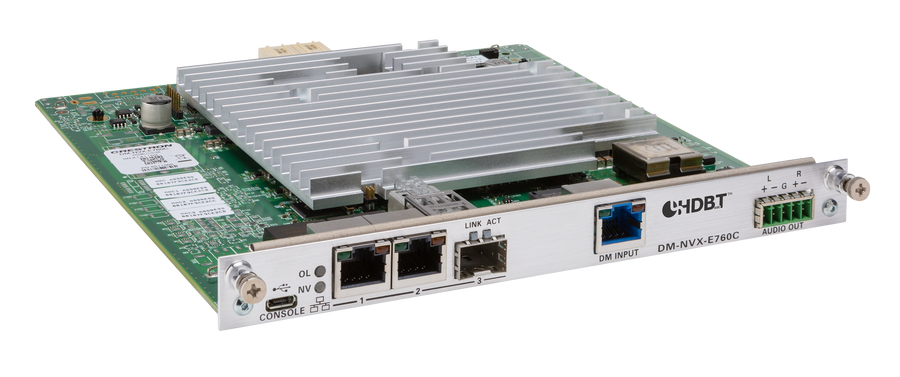 Crestron DM-NVX-E760C - DM NVX® 4K60 4:4:4 HDR Network AV Encoder Card with DM® Input