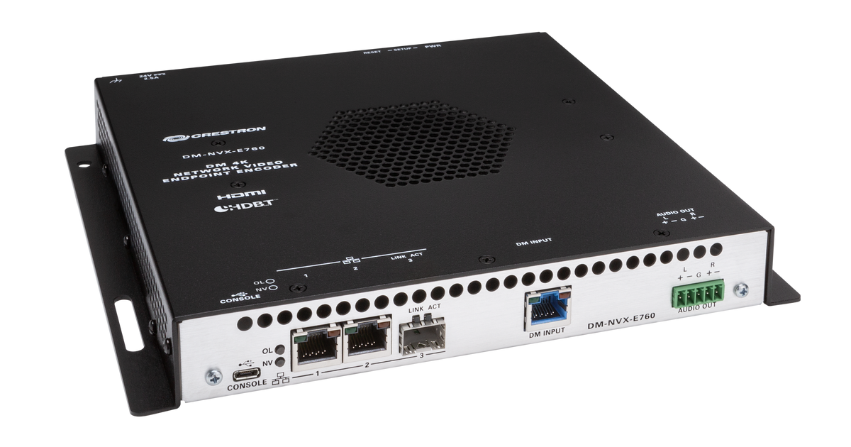 Crestron DM-NVX-E760 - DM NVX® 4K60 4:4:4 HDR Network AV Encoder with DM® Input