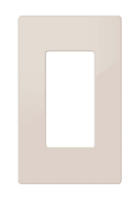 Crestron FP-G1-A-S - Decorator Style Faceplate, 1-Gang, Almond Smooth