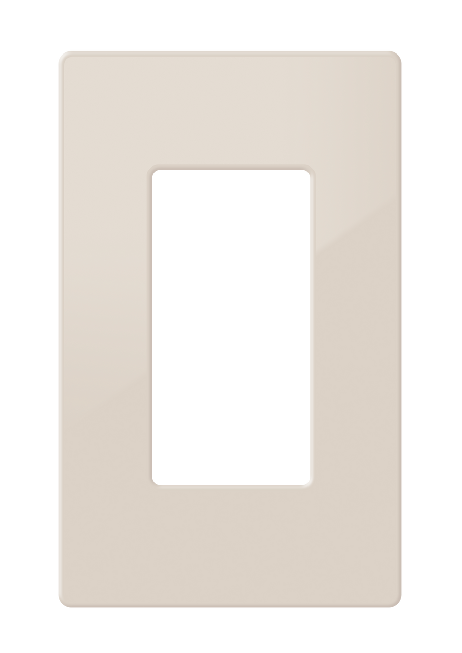 Crestron FP-G1-A-S - Decorator Style Faceplate, 1-Gang, Almond Smooth