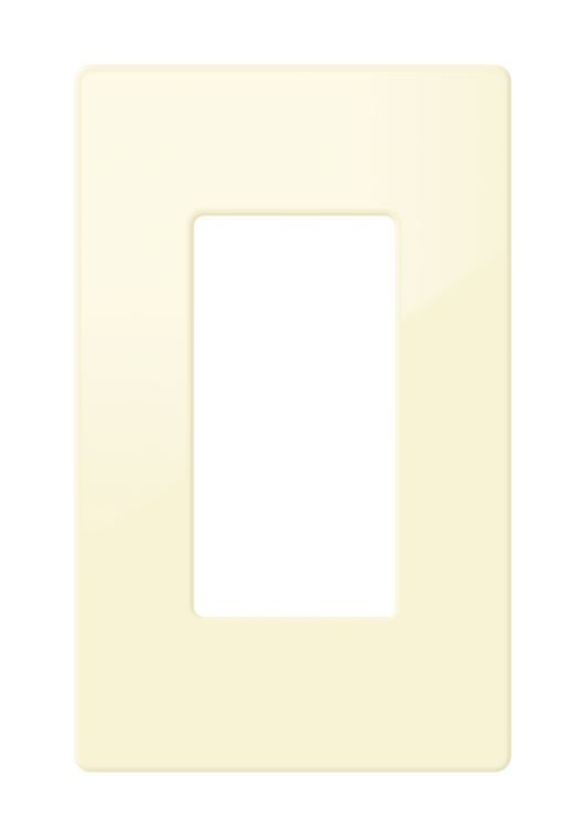 Crestron FP-G1-DA-S - Decorator Style Faceplate, 1-Gang, Dark Almond Smooth