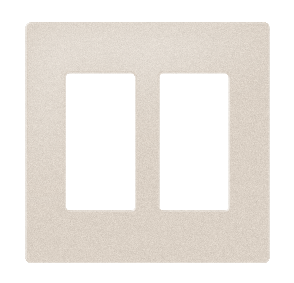 Crestron FP-G2-A-T - Decorator Style Faceplate, 2-Gang, Almond Textured