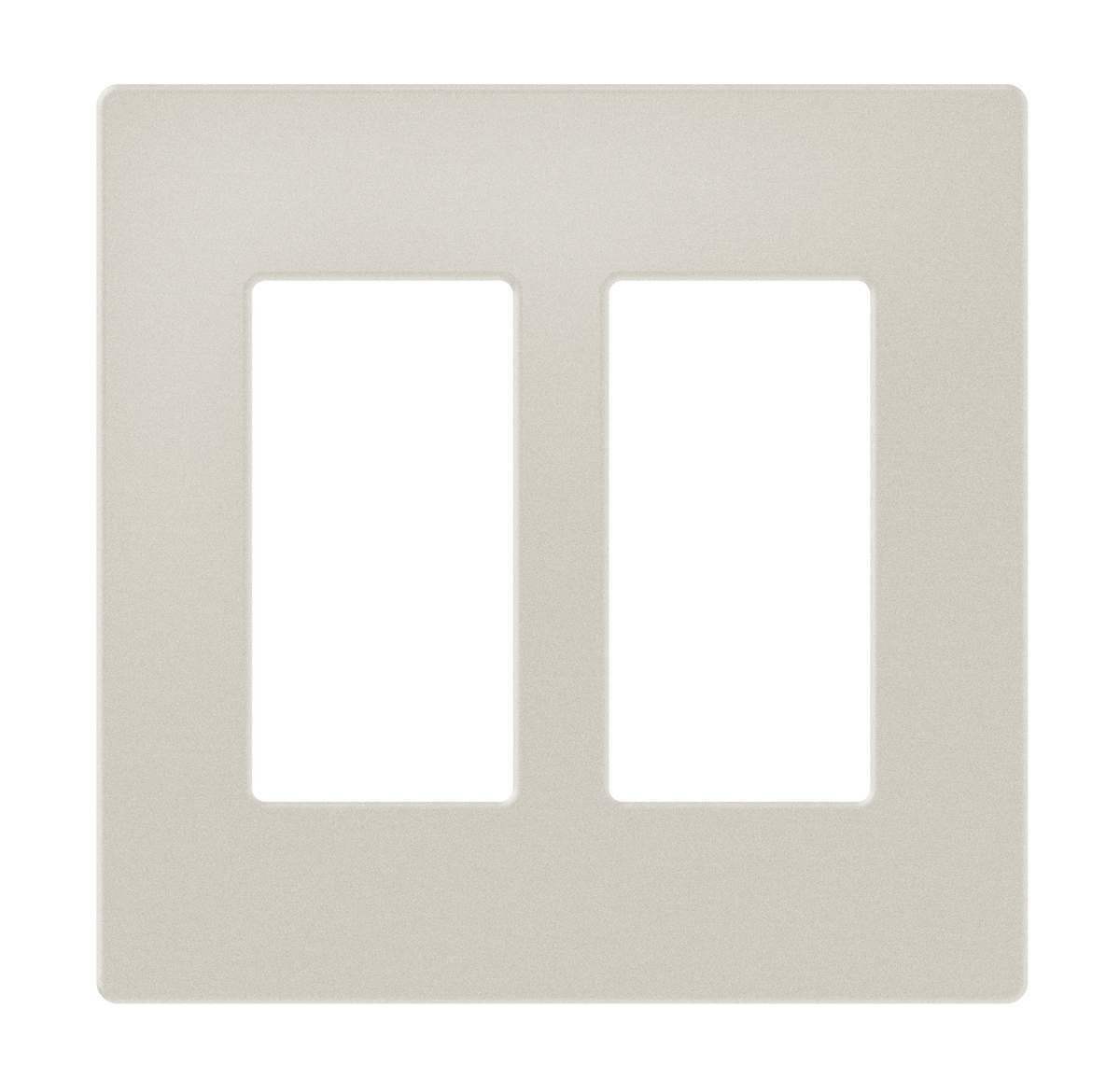Crestron FP-G2-LAT-T - Decorator Style Faceplate, 2-Gang, Latte Textured