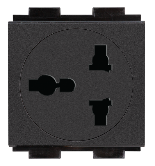Crestron FT2A-PWR-UN-1-BASIC - AC Power Outlet Module for FT2 Series, Single, Universal