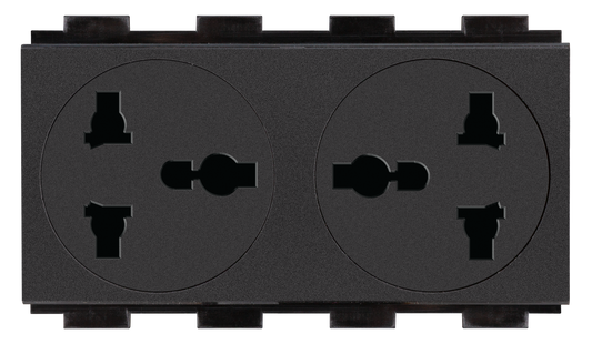 Crestron FT2A-PWR-UN-2 - AC Power Outlet Module for FT2 Series, Dual, Universal