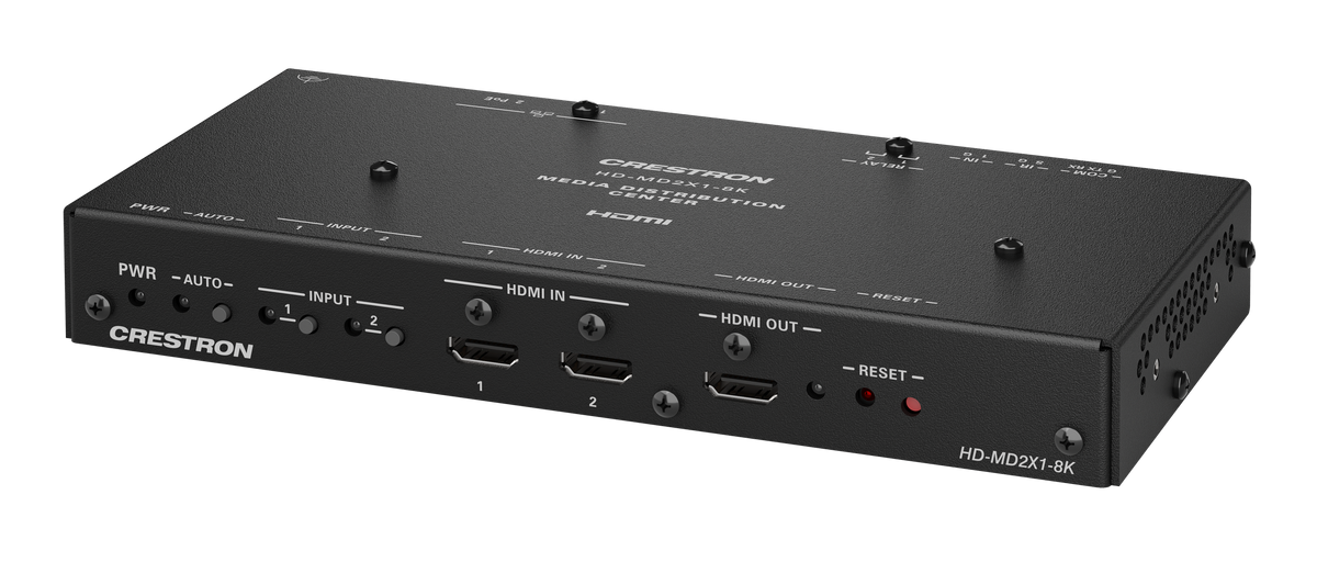 Crestron HD-MD2X1-8K - 2x1 8K AV Switcher and Smart Display Controller