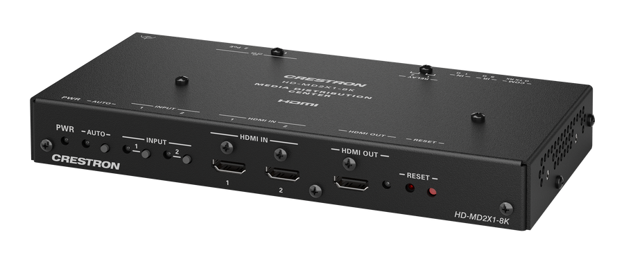Crestron HD-MD2X1-8K - 2x1 8K AV Switcher and Smart Display Controller
