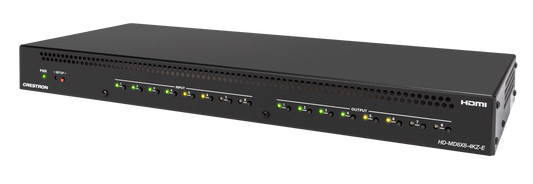 Crestron HD-MD8X8-4KZ-E - 8x8 4K60 4:4:4 HDR AV Switcher
