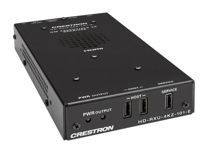 Crestron HD-RXU-4KZ-101-E - DM® Essentials 4K60 4:4:4 Receiver for HDMI®, USB 2.0, and Ethernet Signal Extension over CATx Cable