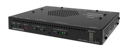 Crestron HD-RXU-4KZ-202 - DM® Essentials 4K60 4:4:4 Receiver and 2x2 Auto-Switcher for HDMI® and USB 2.0 Signal Extension over CATx Cable