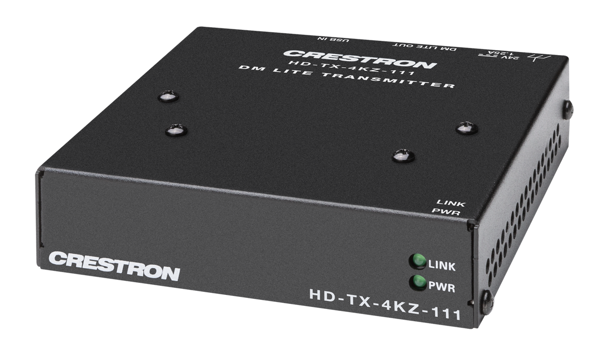Crestron HD-TX-4KZ-111 - DM® Essentials 4K60 4:4:4 Transmitter for USB-C® DisplayPort™ Signal Extension over CATx Cable