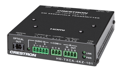 Crestron HD-TXCA-4KZ-101 - DM® Essentials 4K60 4:4:4 Transmitter for HDMI®, RS-232, IR, and Analog Audio Signal Extension over CATx Cable