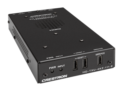 Crestron HD-TXU-4KZ-111-E - DM® Essentials 4K60 4:4:4 Transmitter for USB‑C® DisplayPort™, USB 2.0, and Ethernet Signal Extension over CATx Cable