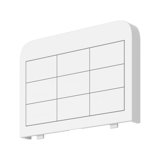Crestron HR-310-BTN-W BLANK - Backlit Engravable Buttons for HR-310 & HR-310-I, White, Engraving Not Included
