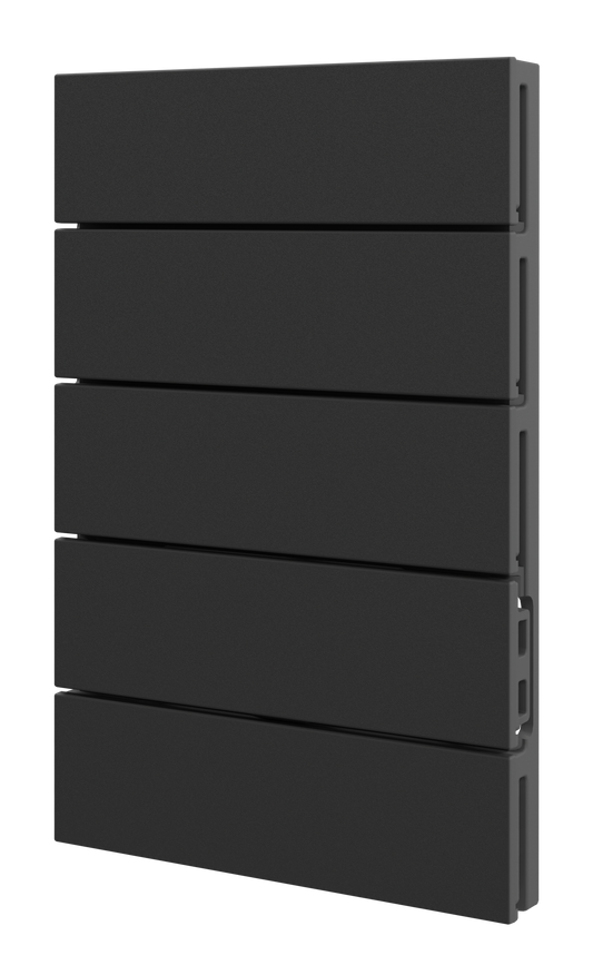 Crestron HZ2-BTNS-3-B BLANK - Horizon® 2 Button Assembly, Style 3, Not Engraved, Black