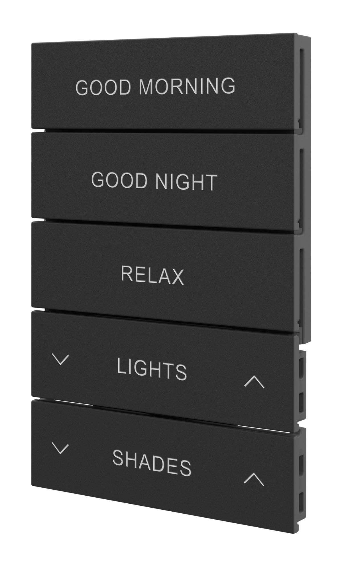 Crestron HZ2-BTNS-4-B ENGRAVED - Horizon® 2 Button Assembly, Style 4, Custom Engraved, Black