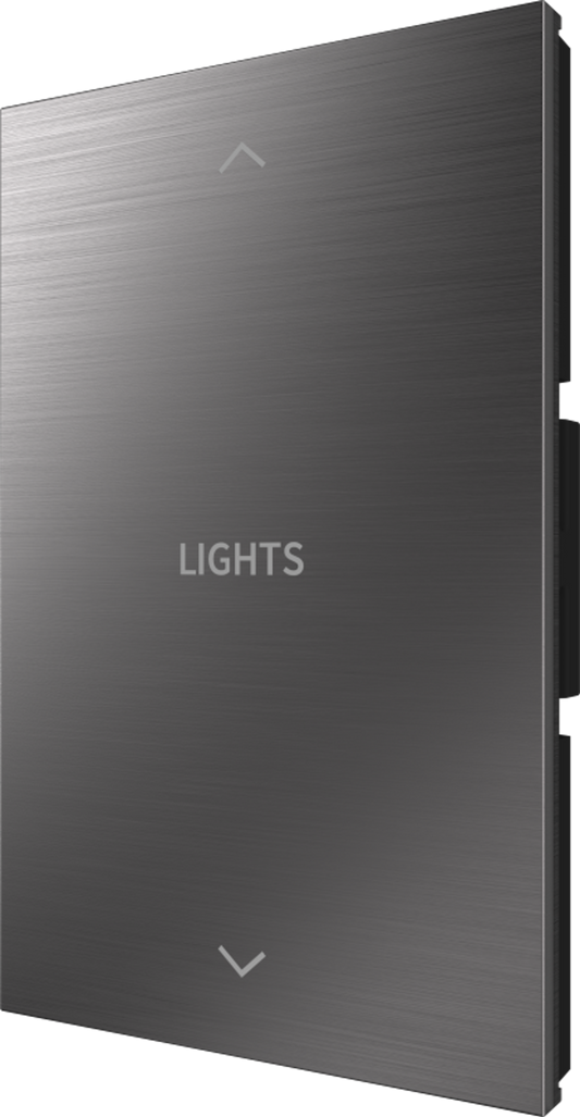 Crestron HZ2-BTNS-6-DRK-NKL ENGRAVED - Horizon® 2 Button Assembly, Style 6, Custom Engraved, Dark Nickel