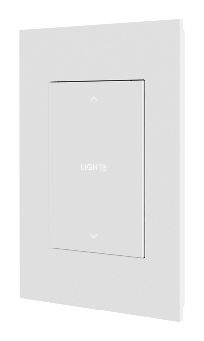 Crestron HZ2-SWEX-W ENGRAVED - Horizon® 2 In-Wall Switch with infiNET EX® Wireless Communication, 120 VAC, Custom Engraved, White