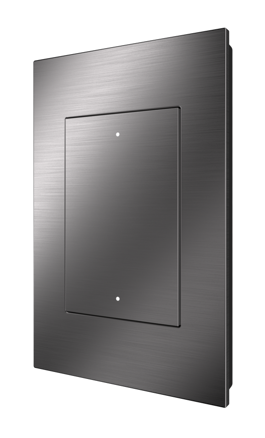 Crestron HZ2-DIMUEX-DRK-NKL - Horizon® 2 In-Wall Universal Phase Dimmer with infiNET EX® Wireless Communication, 120 VAC, Standard Engraved, Dark Nickel
