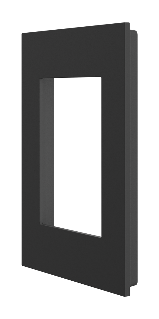 Crestron HZ2-FP-G1-B - Horizon® 2 Faceplate, 1-Gang, Black