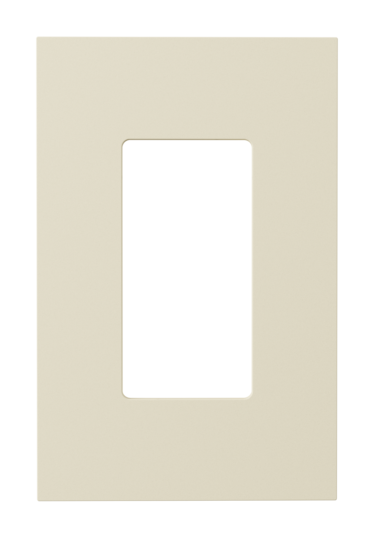 Crestron HZ2-FP-G1-D1-A - Horizon® 2 Faceplate, 1-Gang, 1-Decorator, Almond