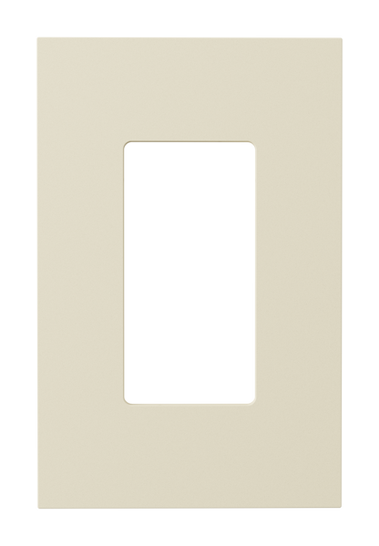 Crestron HZ2-FP-G1-D1-A - Horizon® 2 Faceplate, 1-Gang, 1-Decorator, Almond