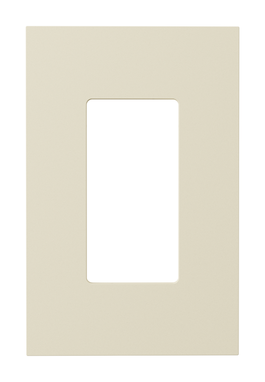 Crestron HZ2-FP-G1-D1-A - Horizon® 2 Faceplate, 1-Gang, 1-Decorator, Almond