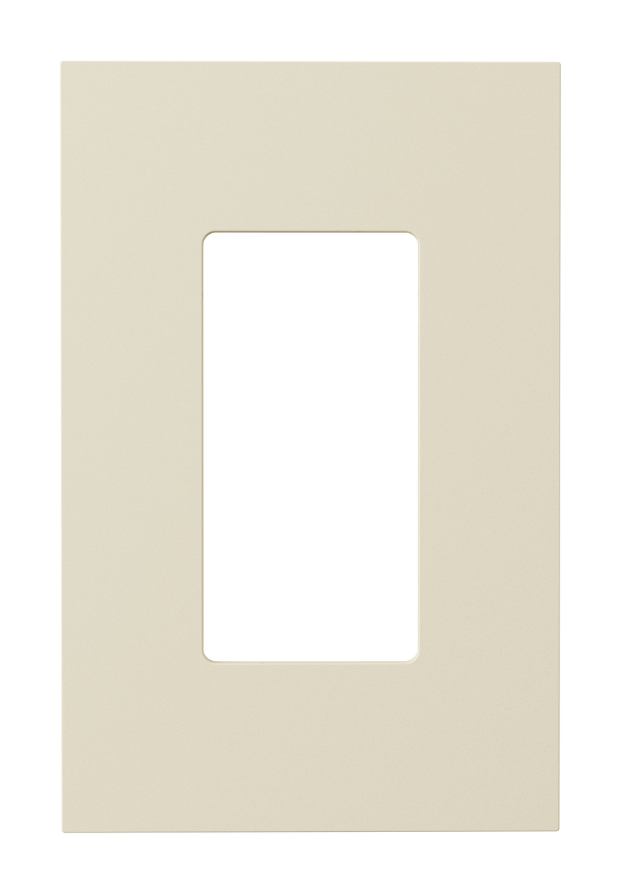 Crestron HZ2-FP-G1-D1-A - Horizon® 2 Faceplate, 1-Gang, 1-Decorator, Almond