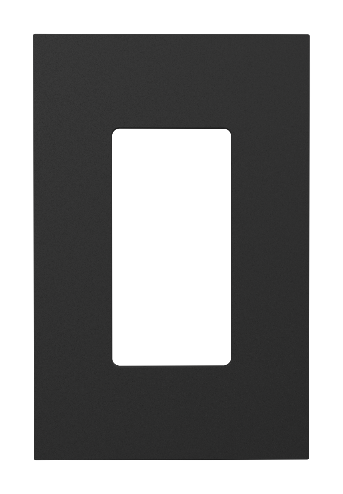 Crestron HZ2-FP-G1-D1-B - Horizon® 2 Faceplate, 1-Gang, 1-Decorator, Black