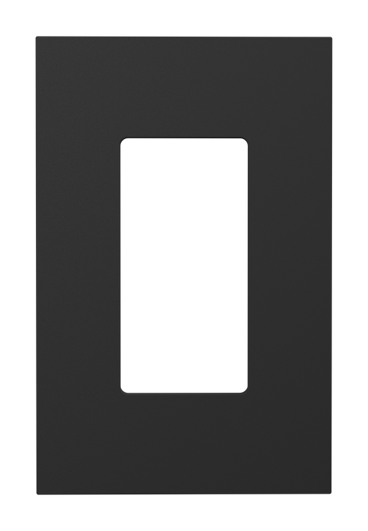 Crestron HZ2-FP-G1-D1-B - Horizon® 2 Faceplate, 1-Gang, 1-Decorator, Black