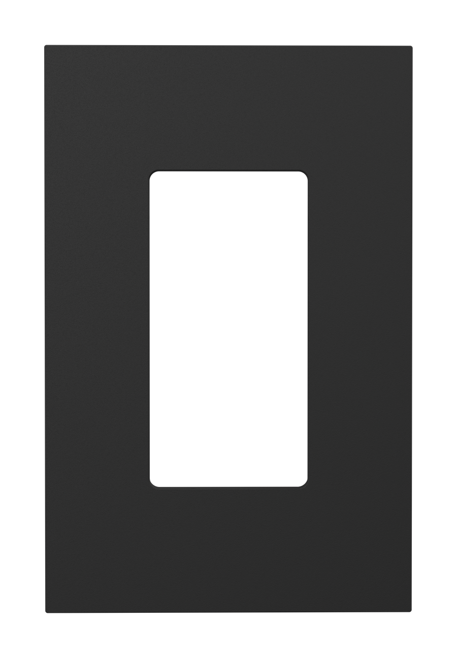 Crestron HZ2-FP-G1-D1-B - Horizon® 2 Faceplate, 1-Gang, 1-Decorator, Black