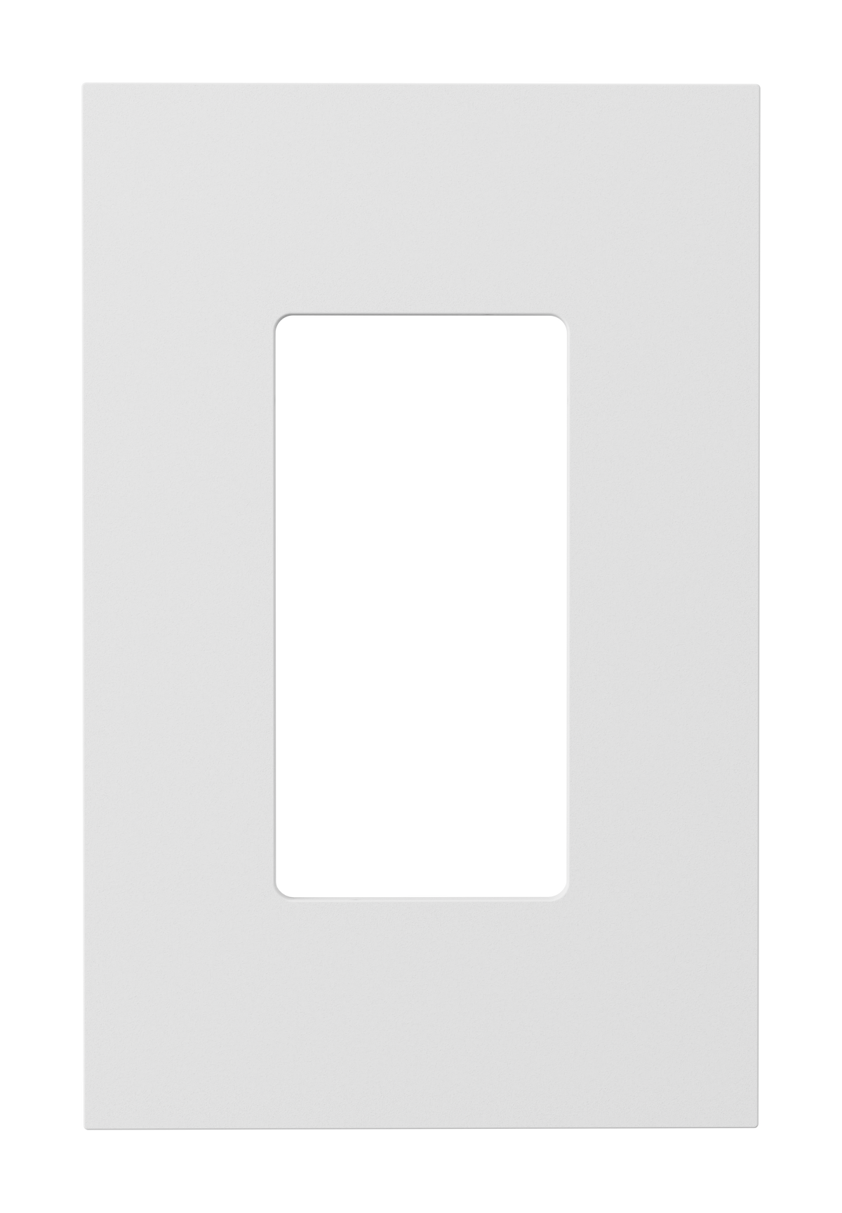 Crestron HZ2-FP-G1-D1-W - Horizon® 2 Faceplate, 1-Gang, 1-Decorator, White
