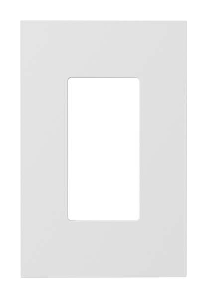 Crestron HZ2-FP-G1-D1-W - Horizon® 2 Faceplate, 1-Gang, 1-Decorator, White