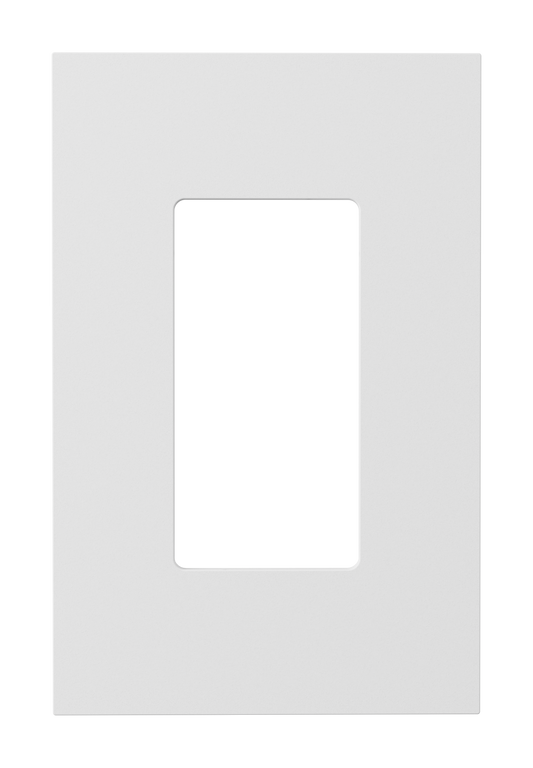 Crestron HZ2-FP-G1-D1-W - Horizon® 2 Faceplate, 1-Gang, 1-Decorator, White