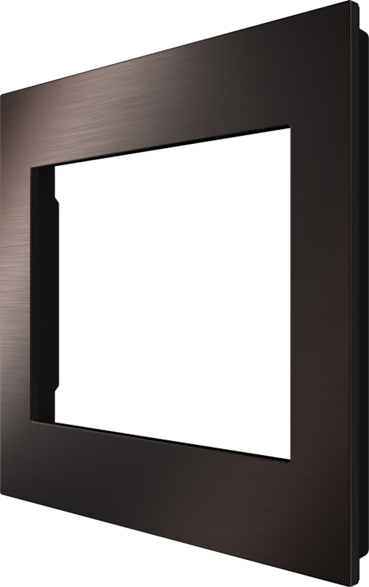 Crestron HZ2-FP-G2-B-DRK-BRZ - Horizon® 2 Faceplate, 2-Gang, Dark Bronze with Black Rear