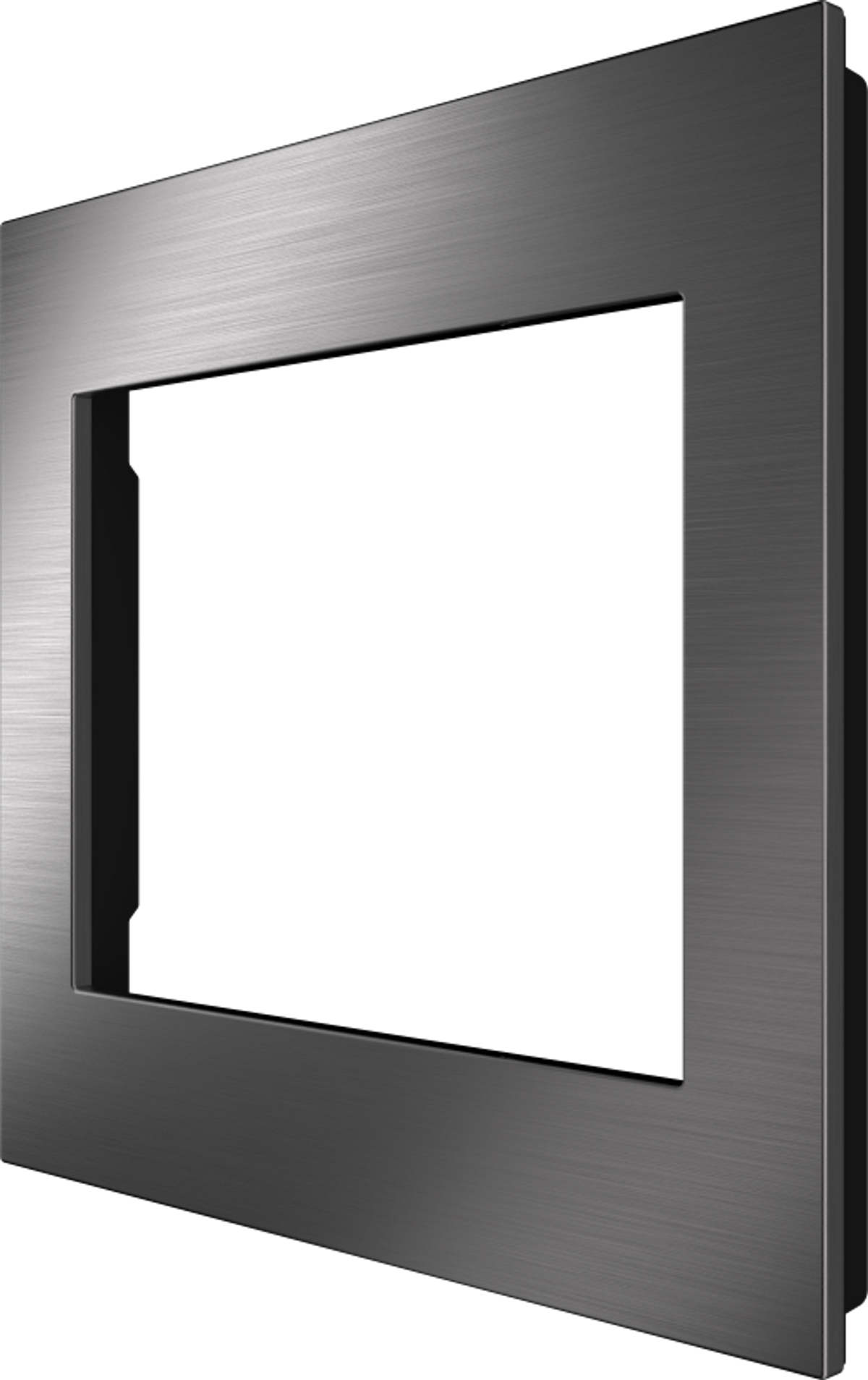 Crestron HZ2-FP-G2-B-DRK-NKL - Horizon® 2 Faceplate, 2-Gang, Dark Nickel with Black Rear