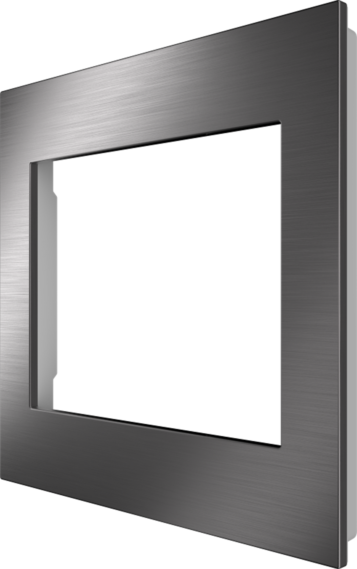 Crestron HZ2-FP-G2-W-DRK-NKL - Horizon® 2 Faceplate, 2-Gang, Dark Nickel