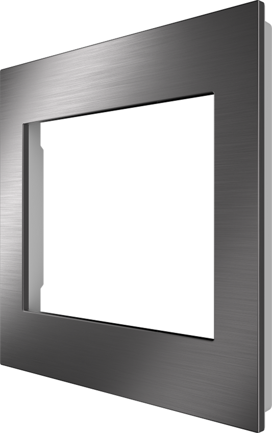 Crestron HZ2-FP-G2-W-DRK-NKL - Horizon® 2 Faceplate, 2-Gang, Dark Nickel
