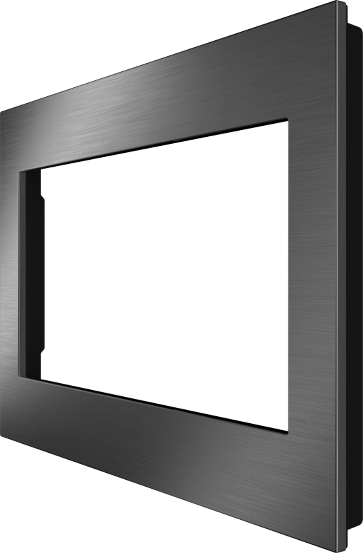 Crestron HZ2-FP-G3-B-DRK-NKL - Horizon® 2 Faceplate, 3-Gang, Dark Nickel with Black Rear