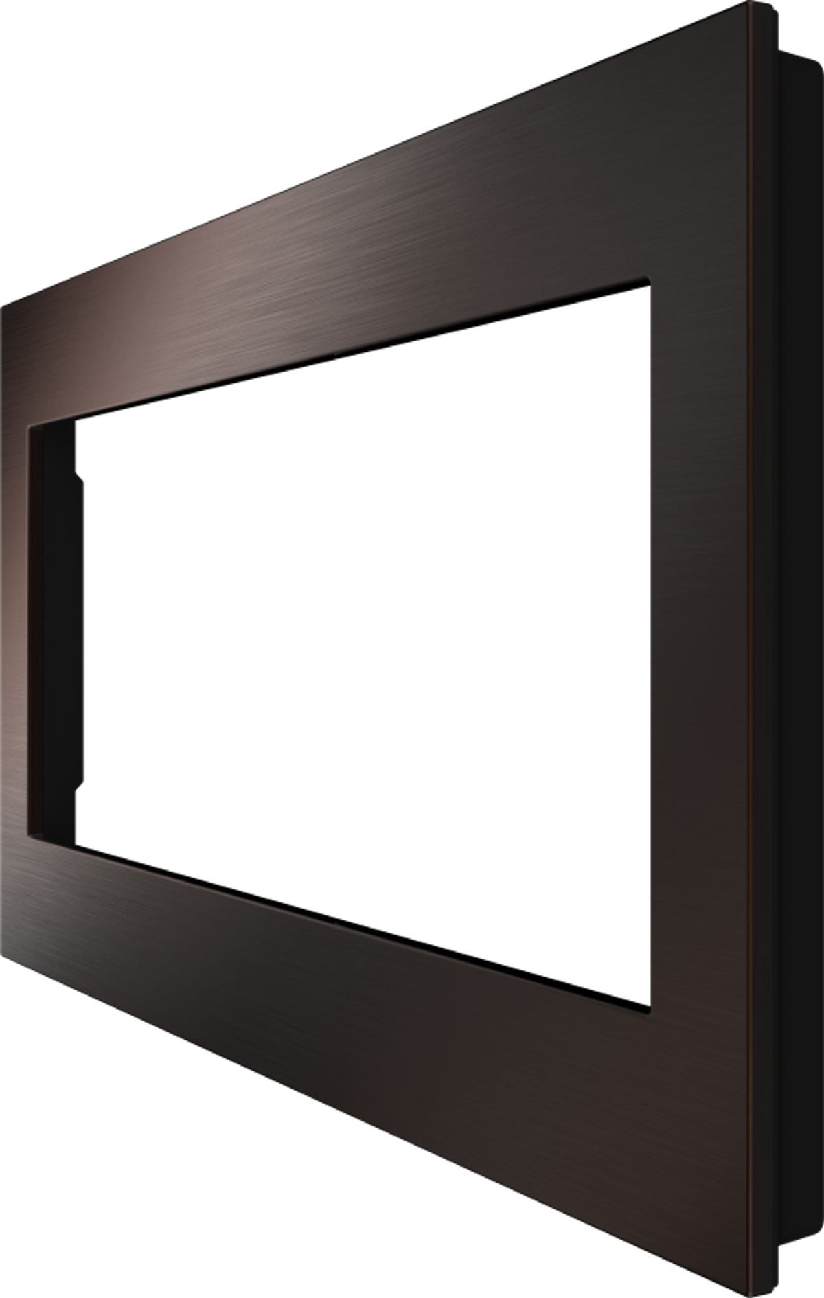 Crestron HZ2-FP-G4-B-DRK-BRZ - Horizon® 2 Faceplate, 4-Gang, Dark Bronze with Black Rear