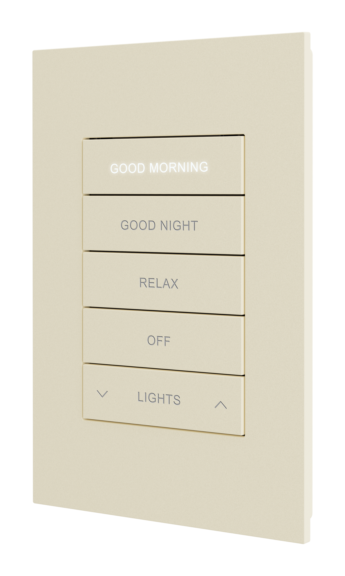 Crestron HZ2-KPCN-A ENGRAVED - Horizon® 2 Keypad with Cresnet® Communications, Custom Engraved, Almond