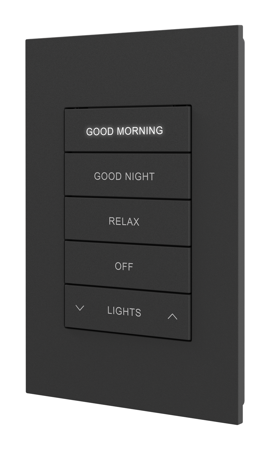 Crestron HZ2-KPCN-B ENGRAVED - Horizon® 2 Keypad with Cresnet® Communications, Custom Engraved, Black