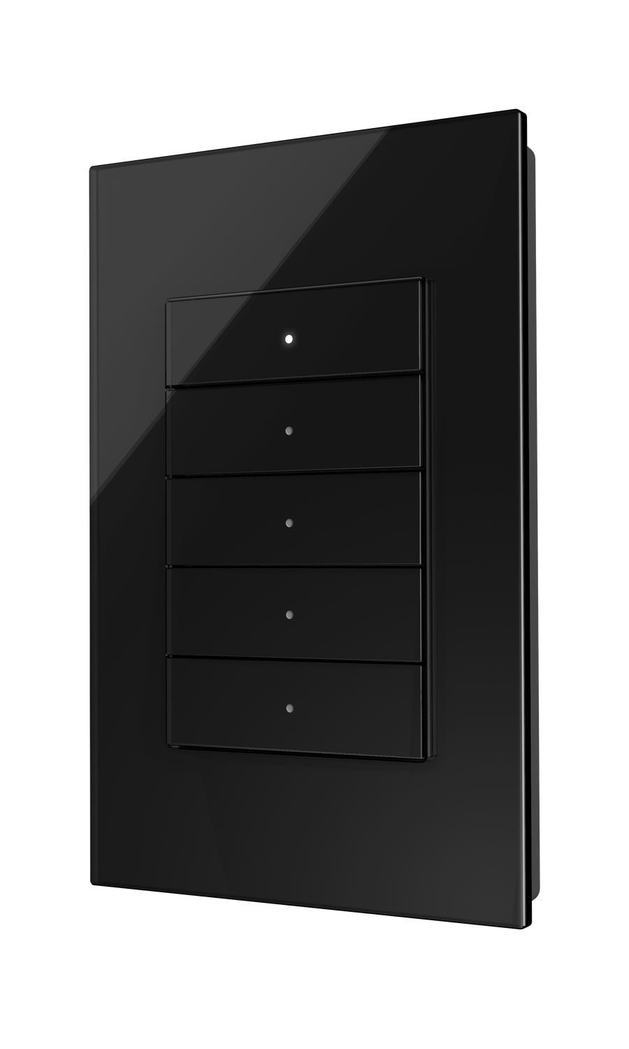 Crestron HZ2-KPCN-GLASS-B - Horizon® 2 Keypad with Cresnet® Communications, Black Glass