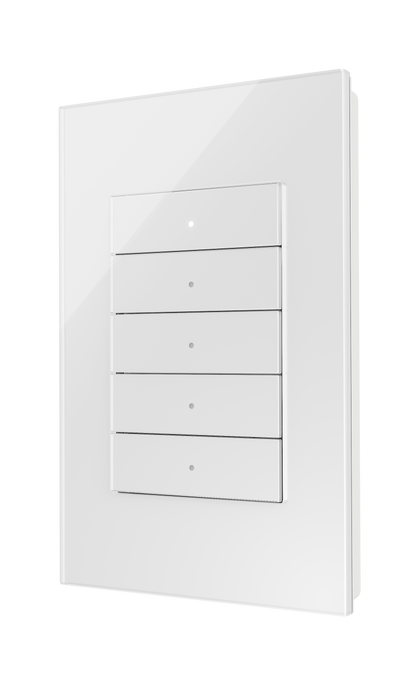 Crestron HZ2-KPCN-GLASS-W - Horizon® 2 Keypad with Cresnet® Communications, White Glass